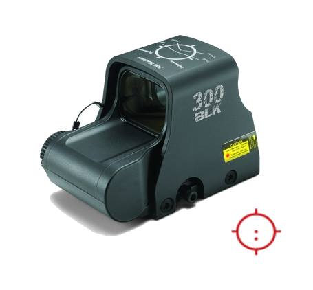 XPS2 2-DOT RET 300BLK CR123 - EO Tech