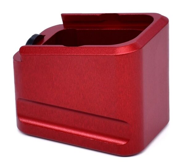 GLOCK 17/22 MAG EXT +5/+4 RED - Warne
